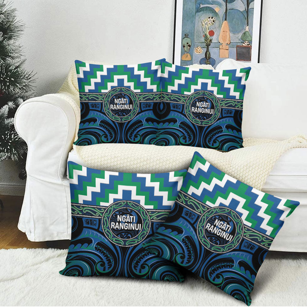 Aotearoa Ngati Ranginui Pillow Cover Maori Iwi Poutama Puhoro Tattoo LT14 - Polynesian Pride