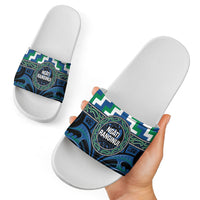 Aotearoa Ngati Ranginui Slide Sandals Maori Iwi Poutama Puhoro Tattoo LT14 - Polynesian Pride