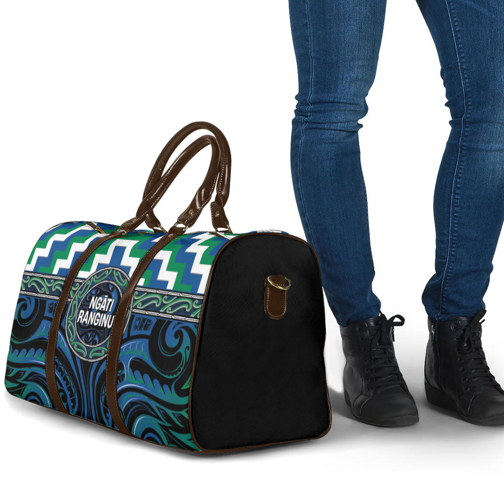 Aotearoa Ngati Ranginui Travel Bag Maori Iwi Poutama Puhoro Tattoo LT14 - Polynesian Pride