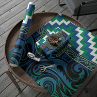 Aotearoa Ngati Ranginui Wrapping Paper Maori Iwi Poutama Puhoro Tattoo LT14 - Polynesian Pride