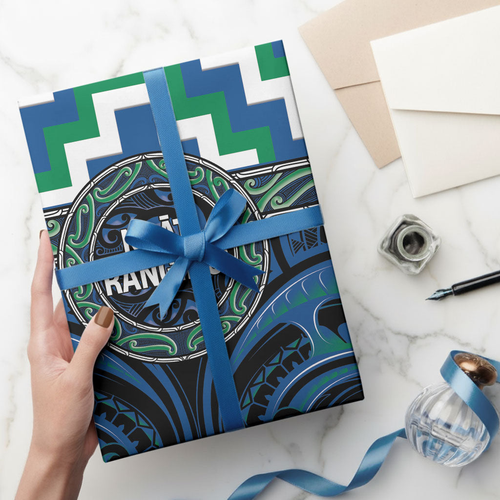 Aotearoa Ngati Ranginui Wrapping Paper Maori Iwi Poutama Puhoro Tattoo LT14 - Polynesian Pride
