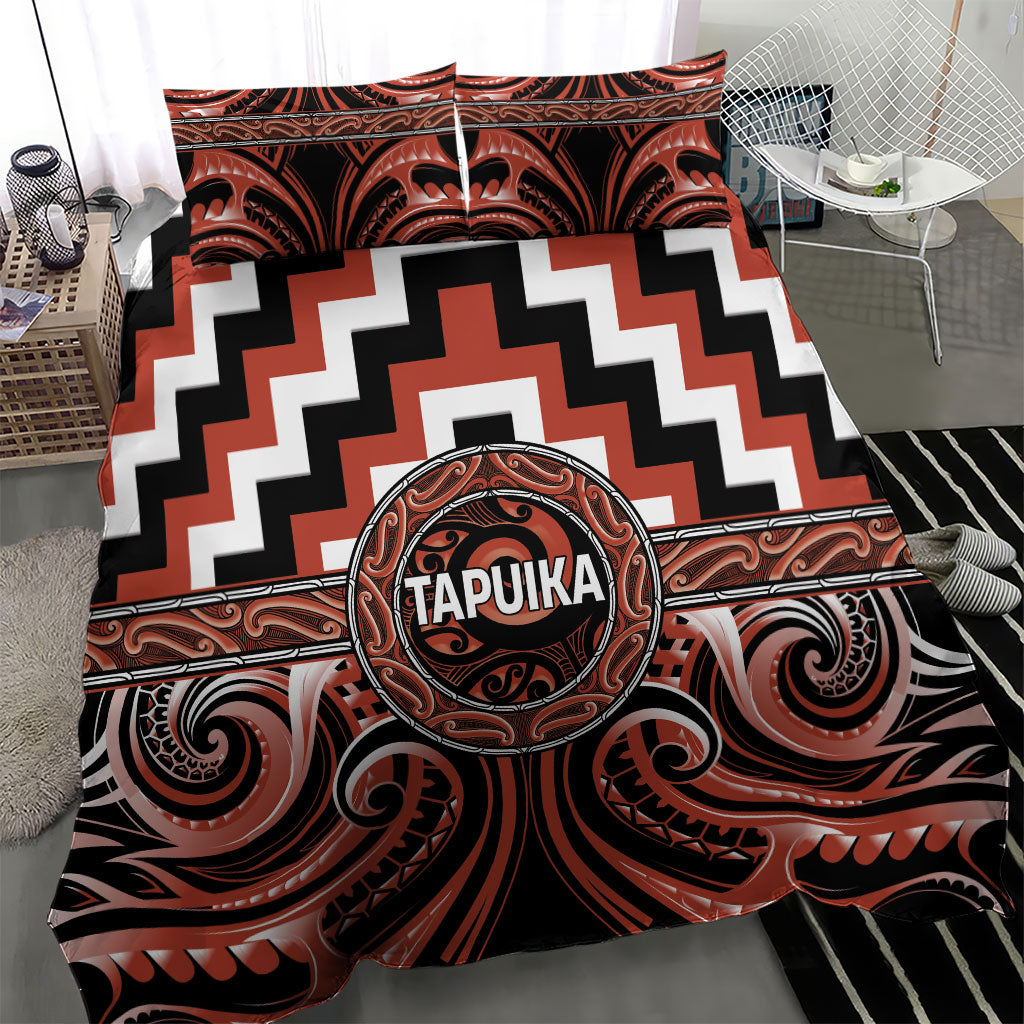 Aotearoa Tapuika Bedding Set Maori Iwi Poutama Puhoro Tattoo LT14 - Polynesian Pride