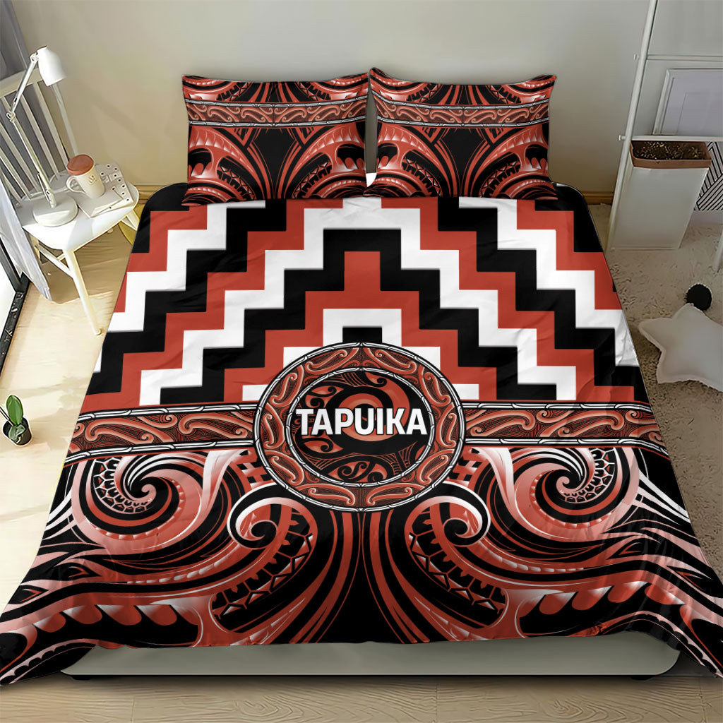 Aotearoa Tapuika Bedding Set Maori Iwi Poutama Puhoro Tattoo LT14 - Polynesian Pride