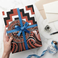 Aotearoa Tapuika Wrapping Paper Maori Iwi Poutama Puhoro Tattoo LT14 - Polynesian Pride