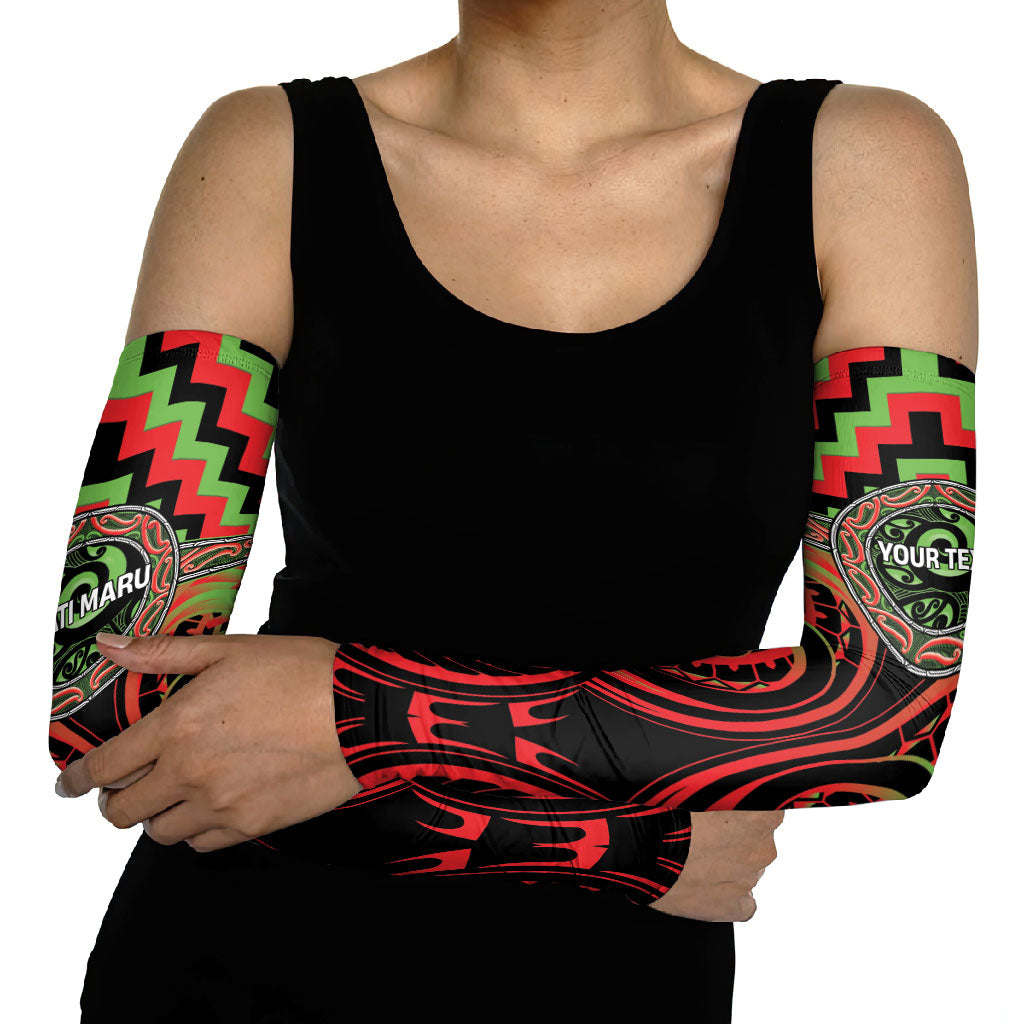 Aotearoa Ngati Maru Personalised Arm Sleeves Maori Iwi Poutama Puhoro Tattoo LT14 - Polynesian Pride