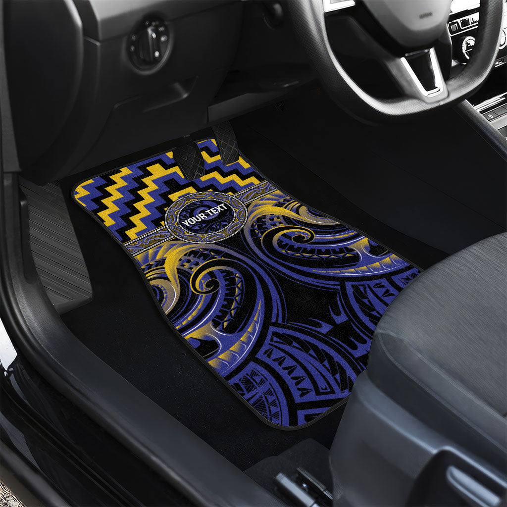 Aotearoa Ngati Raukawa Personalised Car Mats Maori Iwi Poutama Puhoro Tattoo LT14 - Polynesian Pride