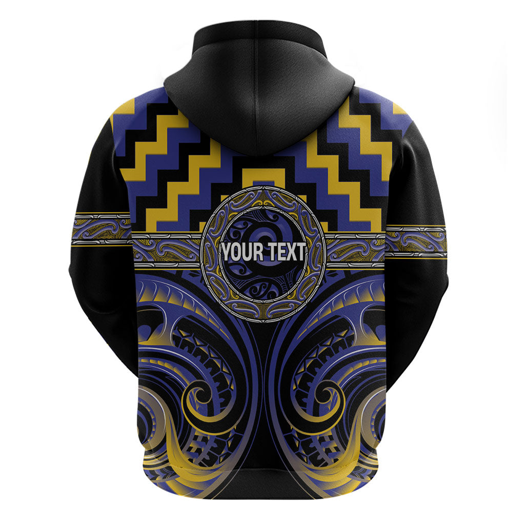 Aotearoa Ngati Raukawa Personalised Hoodie Maori Iwi Poutama Puhoro Tattoo LT14 - Polynesian Pride
