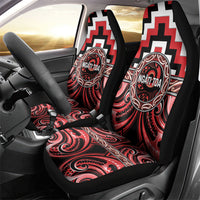 Aotearoa Ngati Toa Car Seat Cover Maori Iwi Poutama Puhoro Tattoo LT14 - Polynesian Pride
