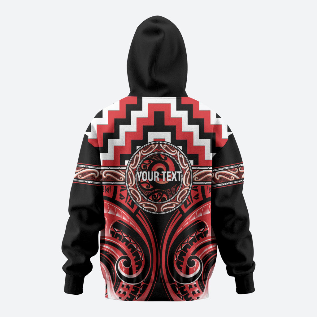 Aotearoa Ngati Toa Personalised Hoodie Maori Iwi Poutama Puhoro Tattoo LT14 - Polynesian Pride