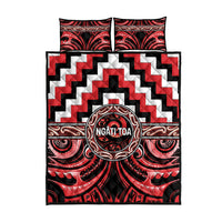 Aotearoa Ngati Toa Quilt Bed Set Maori Iwi Poutama Puhoro Tattoo LT14 - Polynesian Pride