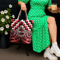 Aotearoa Ngati Toa Tote Bag Maori Iwi Poutama Puhoro Tattoo LT14 - Polynesian Pride