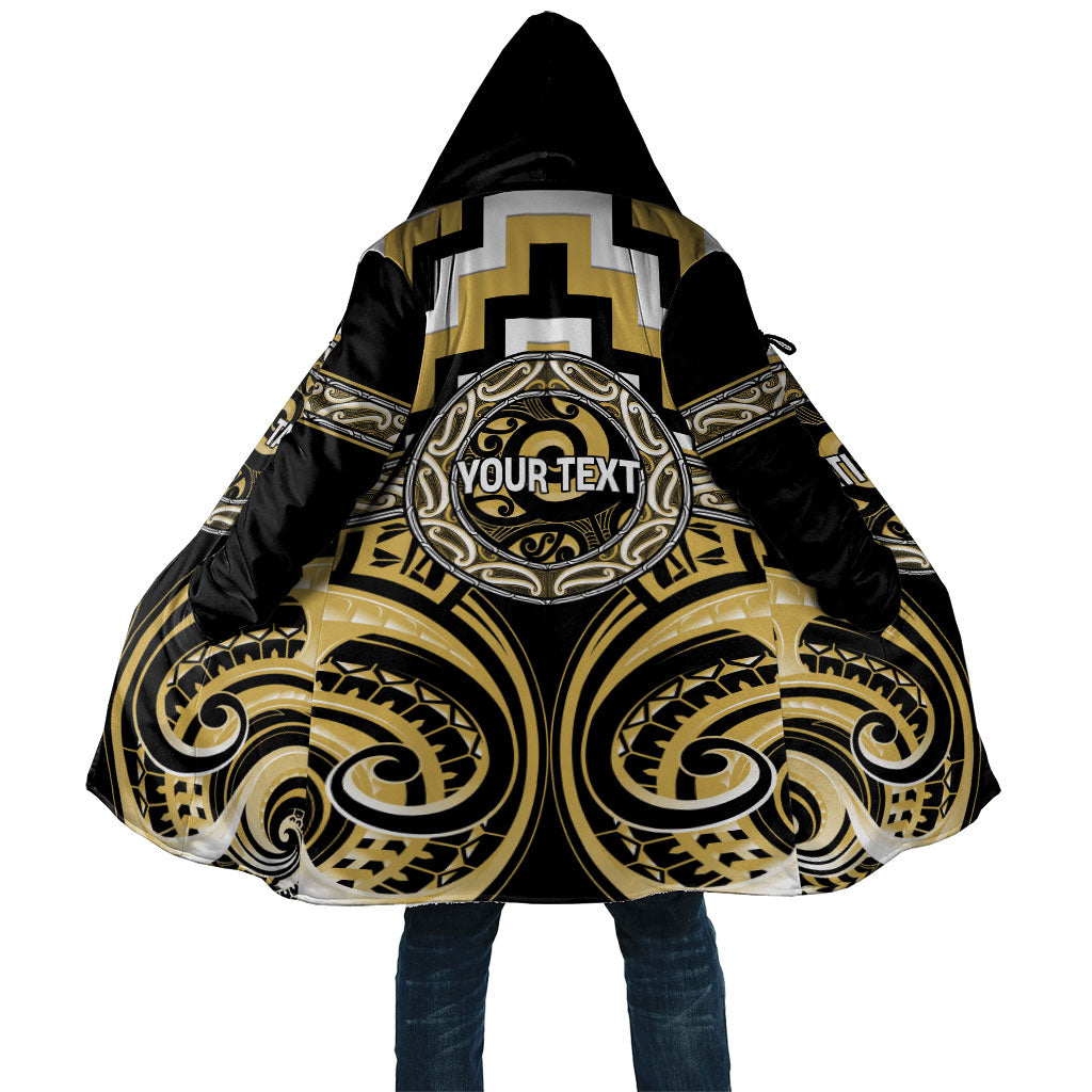 Aotearoa Ngati Tama Personalised Cloak Maori Iwi Poutama Puhoro Tattoo LT14 Unisex Yellow - Polynesian Pride