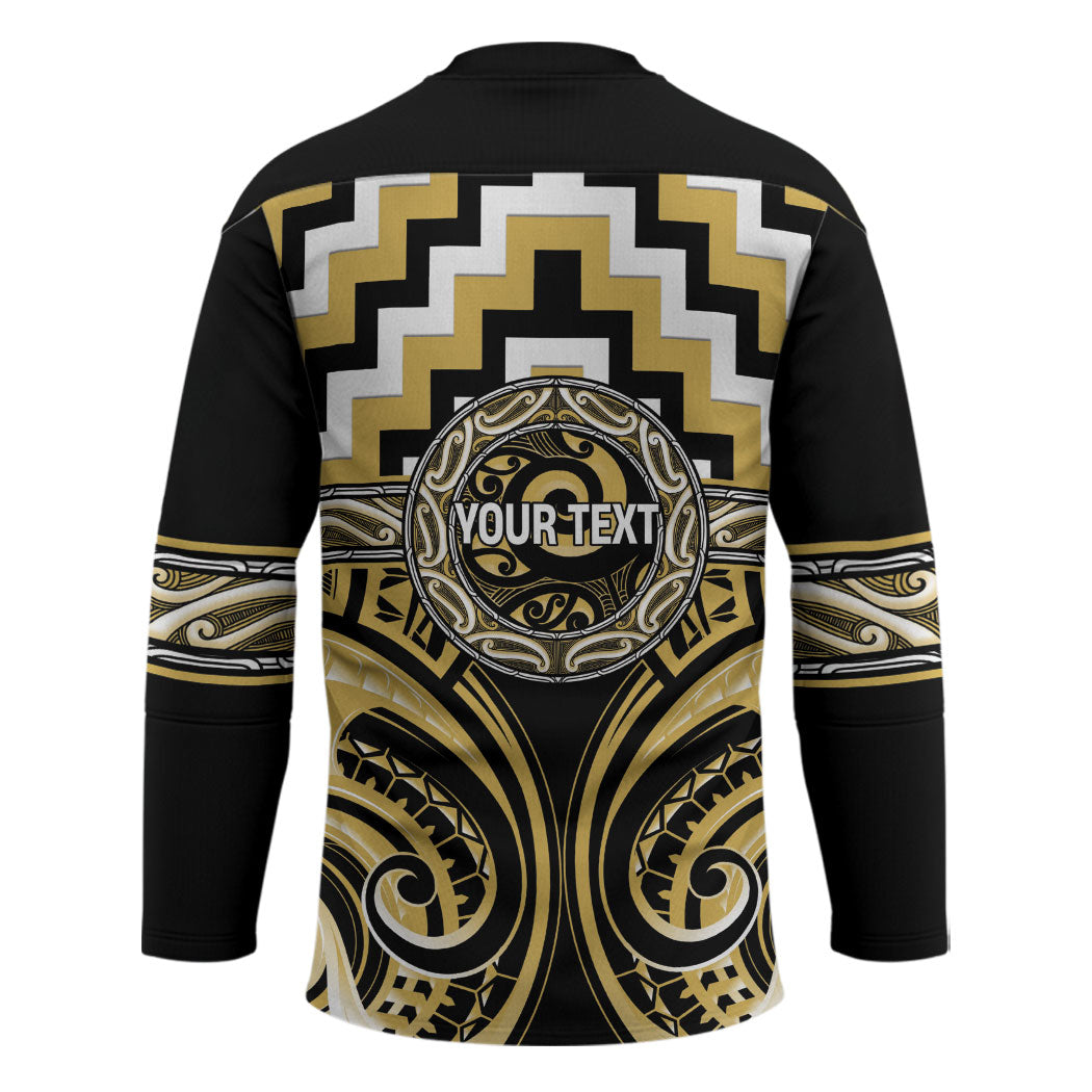 Aotearoa Ngati Tama Personalised Hockey Jersey Maori Iwi Poutama Puhoro Tattoo LT14 - Polynesian Pride