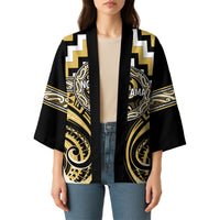 Aotearoa Ngati Tama Personalised Kimono Maori Iwi Poutama Puhoro Tattoo LT14 - Polynesian Pride