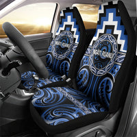 Aotearoa Ngati Ruanui Car Seat Cover Maori Iwi Poutama Puhoro Tattoo LT14 - Polynesian Pride