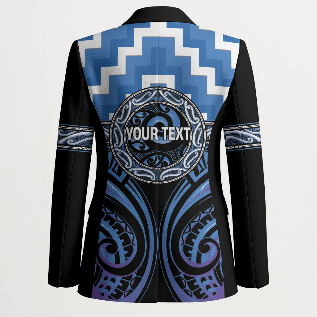 Aotearoa Ngaruahine Personalised Blazer Maori Iwi Poutama Puhoro Tattoo LT14 - Polynesian Pride