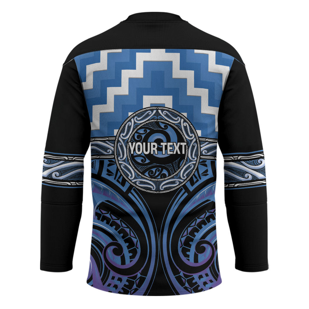 Aotearoa Ngaruahine Personalised Hockey Jersey Maori Iwi Poutama Puhoro Tattoo LT14 - Polynesian Pride