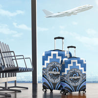 Aotearoa Ngaruahine Luggage Cover Maori Iwi Poutama Puhoro Tattoo LT14 - Polynesian Pride