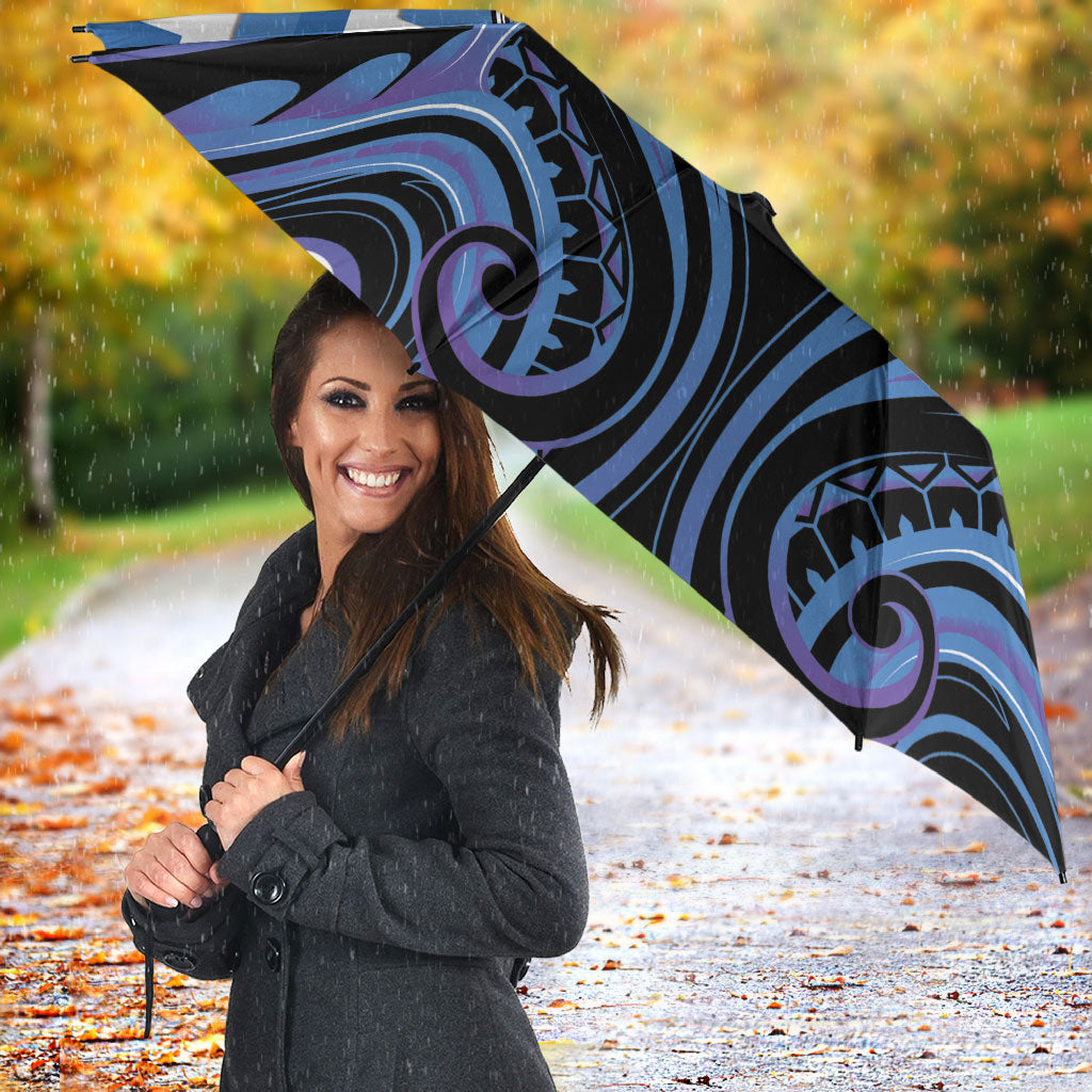 Aotearoa Ngaruahine Umbrella Maori Iwi Poutama Puhoro Tattoo LT14 - Polynesian Pride