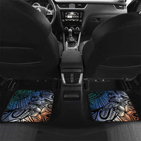 Personalised Kwajalein Atoll Car Mats Polynesian Shark Tattoo Gradient Vibes