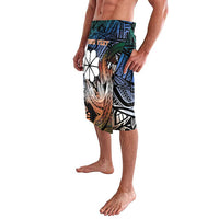 Personalised Kwajalein Atoll Lavalava Polynesian Shark Tattoo Gradient Vibes