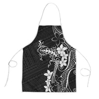 Black Hawaii Apron Hammerhead Shark Tattoo Curve Polynesian - Polynesian Pride