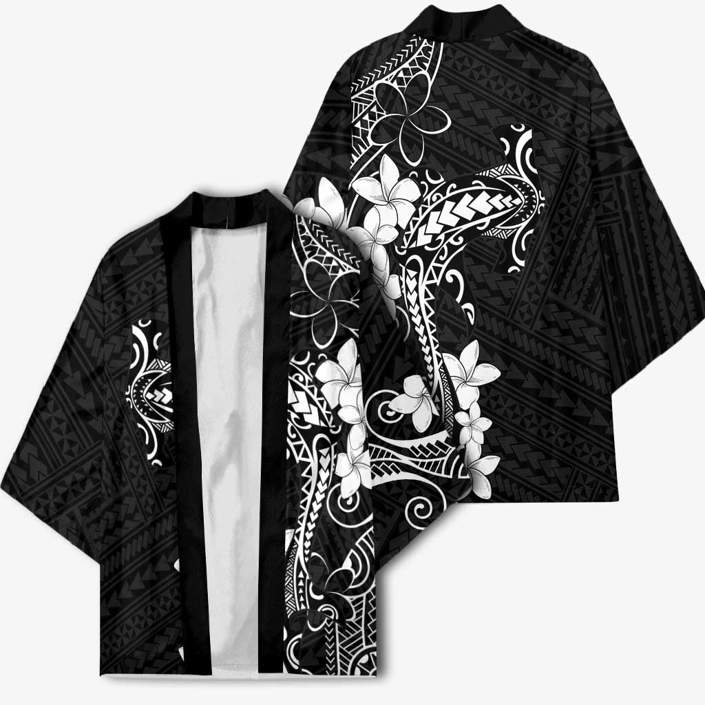 Black Hawaii Kimono Hammerhead Shark Tattoo Curve Polynesian - Polynesian Pride