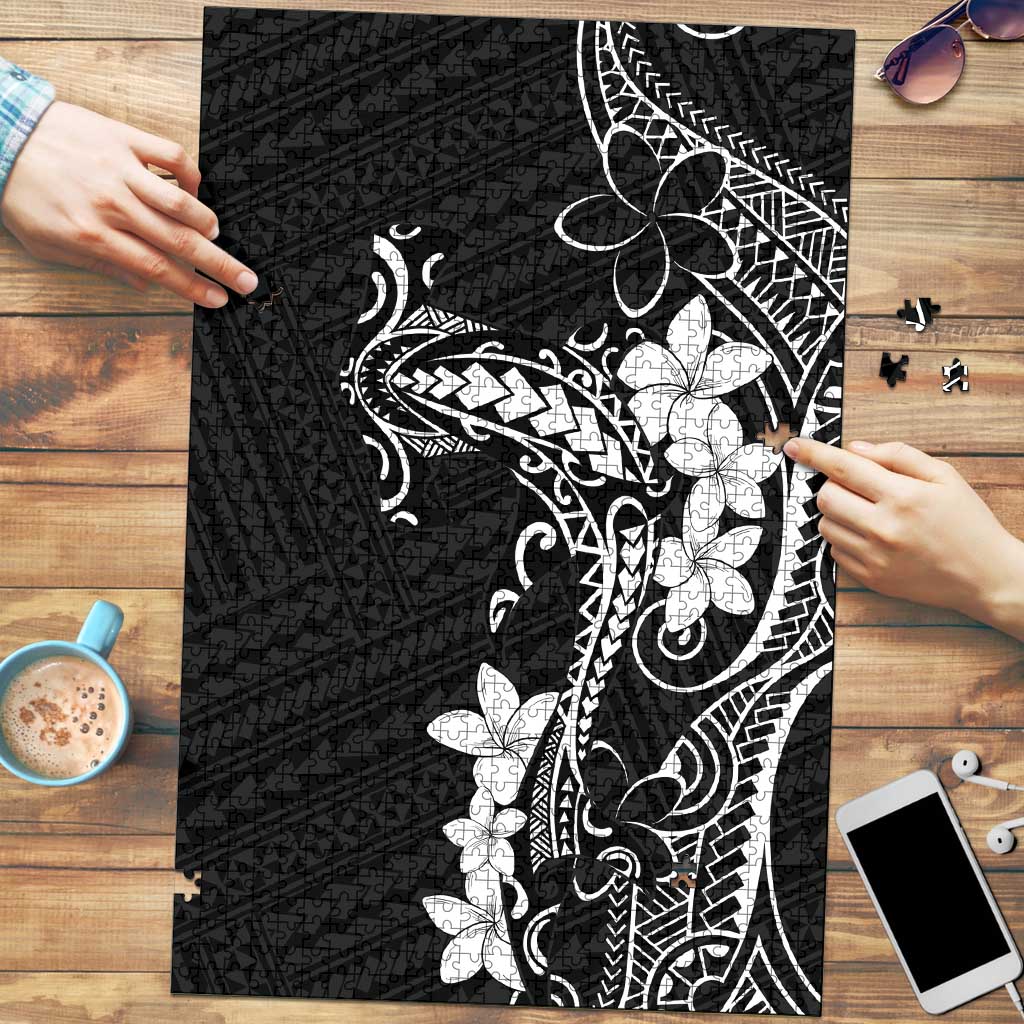 Black Hawaii Puzzle Hammerhead Shark Tattoo Curve Polynesian - Polynesian Pride