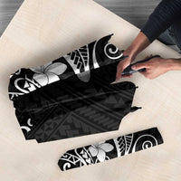 Black Hawaii Umbrella Hammerhead Shark Tattoo Curve Polynesian - Polynesian Pride