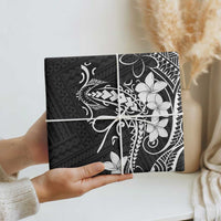 Black Hawaii Wrapping Paper Hammerhead Shark Tattoo Curve Polynesian - Polynesian Pride