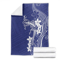 Blue Hawaii Blanket Hammerhead Shark Tattoo Curve Polynesian - Polynesian Pride