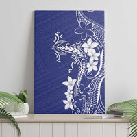 Blue Hawaii Canvas Wall Art Hammerhead Shark Tattoo Curve Polynesian - Polynesian Pride