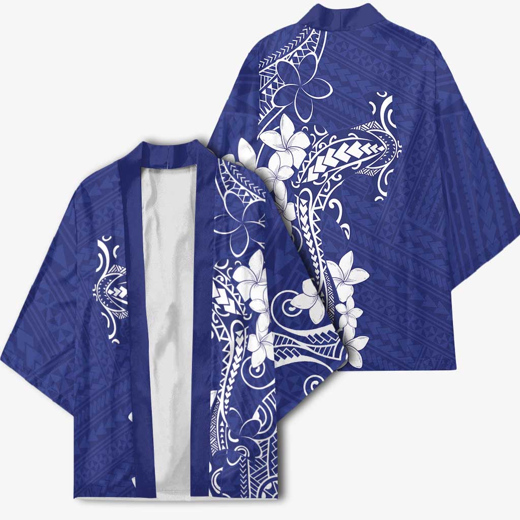 Blue Hawaii Kimono Hammerhead Shark Tattoo Curve Polynesian - Polynesian Pride