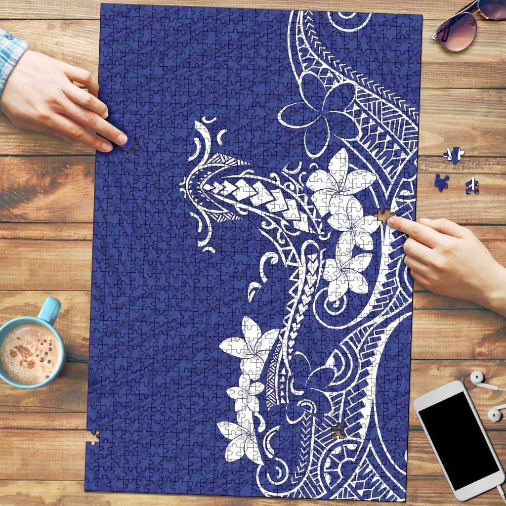 Blue Hawaii Puzzle Hammerhead Shark Tattoo Curve Polynesian - Polynesian Pride