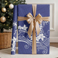 Blue Hawaii Wrapping Paper Hammerhead Shark Tattoo Curve Polynesian - Polynesian Pride