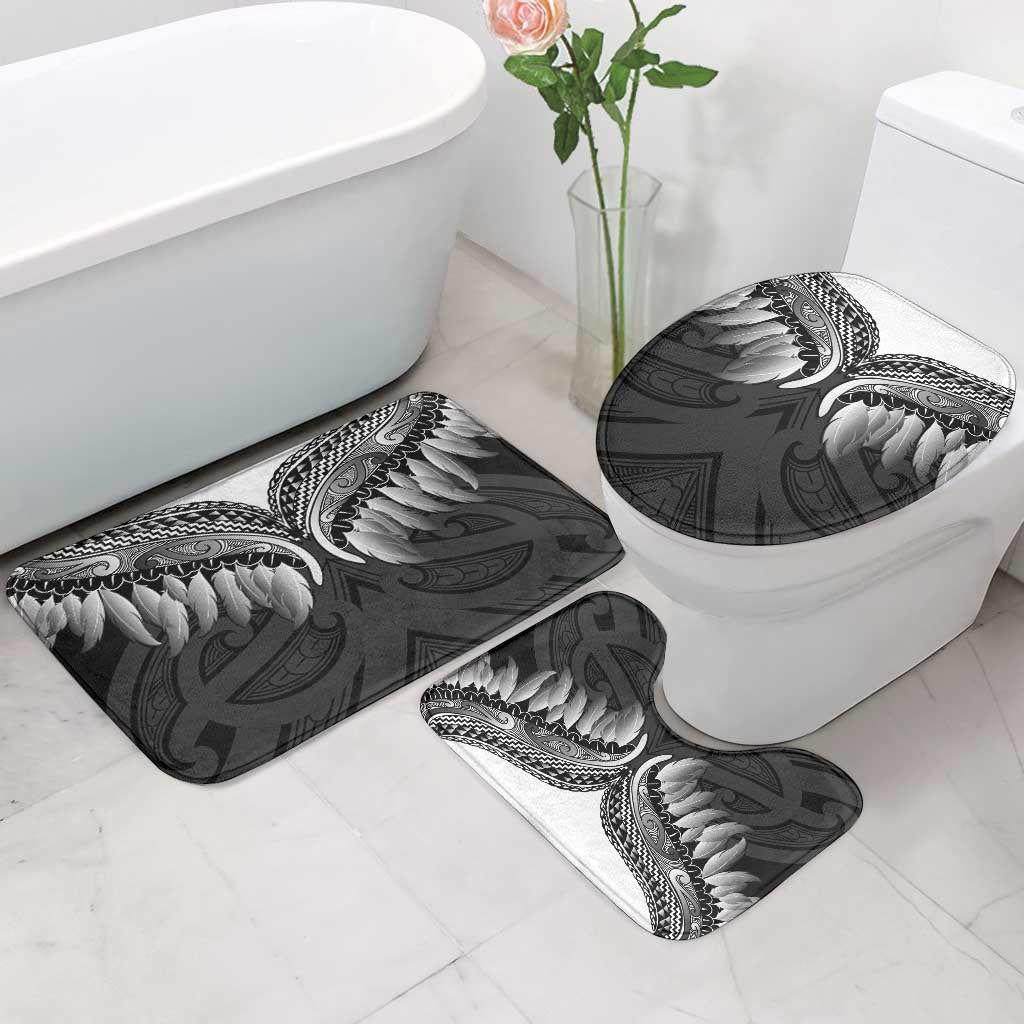 Poutama Korowai New Zealand Bathroom Set Aotearoa Maori Tattoo - Polynesian Pride