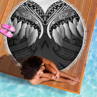 Poutama Korowai New Zealand Beach Blanket Aotearoa Maori Tattoo - Polynesian Pride