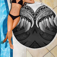 Poutama Korowai New Zealand Beach Blanket Aotearoa Maori Tattoo - Polynesian Pride