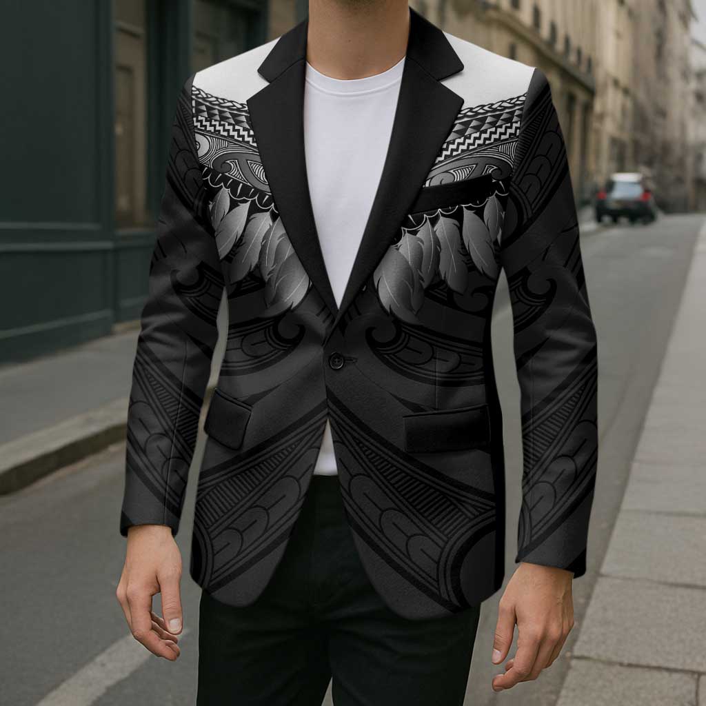 Poutama Korowai New Zealand Blazer Aotearoa Maori Tattoo - Polynesian Pride