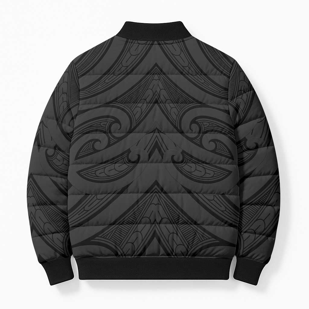 Poutama Korowai New Zealand Bomber Puffer Jacket Aotearoa Maori Tattoo - Polynesian Pride