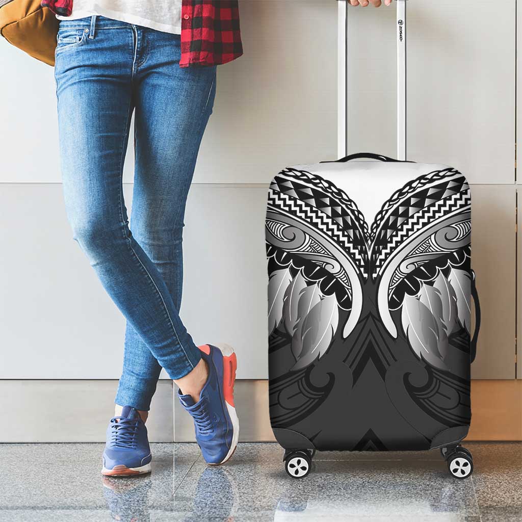 Poutama Korowai New Zealand Luggage Cover Aotearoa Maori Tattoo - Polynesian Pride