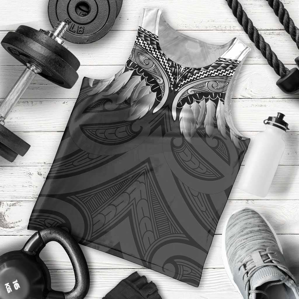 Poutama Korowai New Zealand Men Tank Top Aotearoa Maori Tattoo - Polynesian Pride