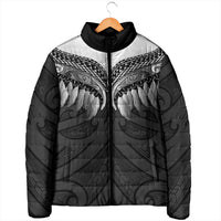 Poutama Korowai New Zealand Padded Jacket Aotearoa Maori Tattoo - Polynesian Pride