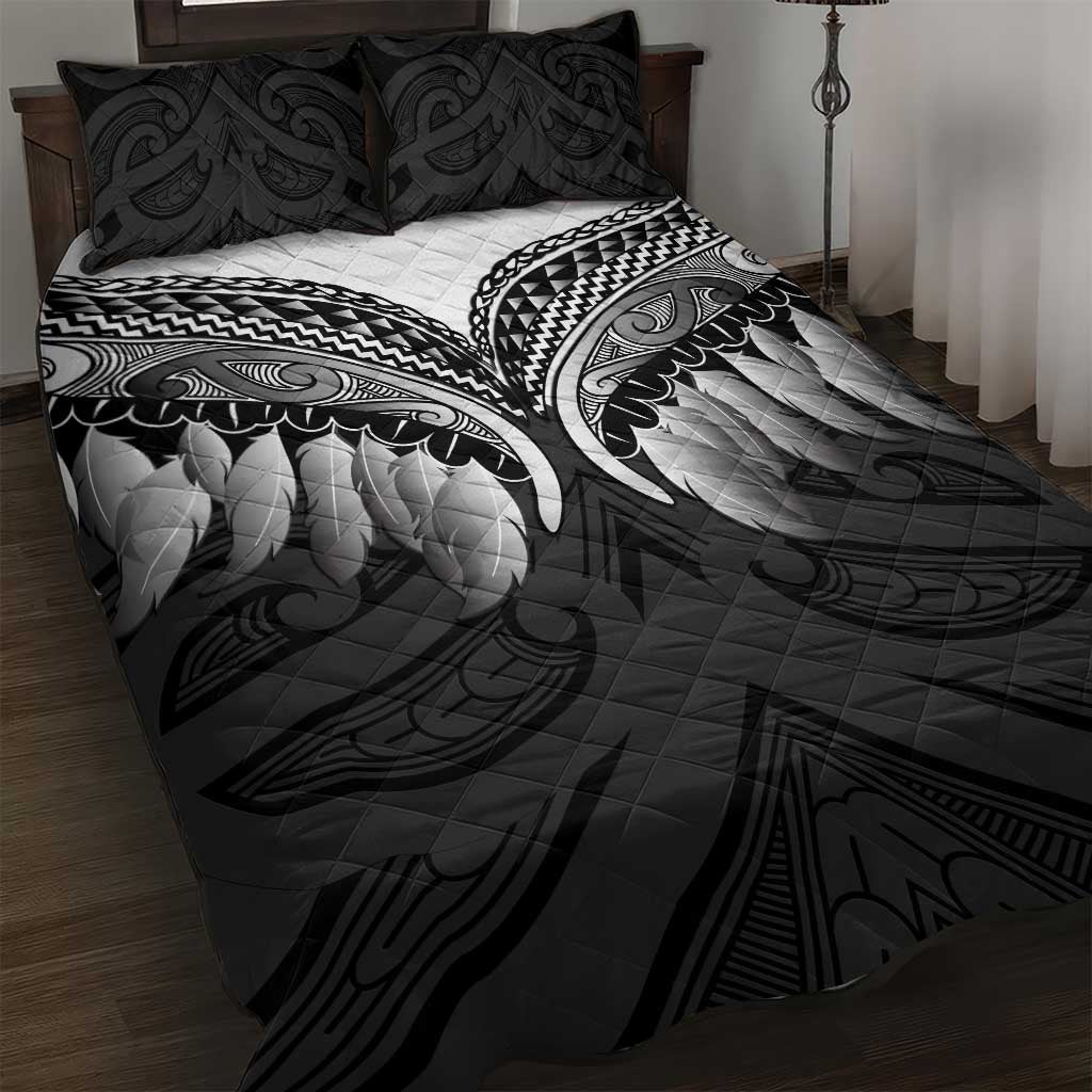 Poutama Korowai New Zealand Quilt Bed Set Aotearoa Maori Tattoo - Polynesian Pride