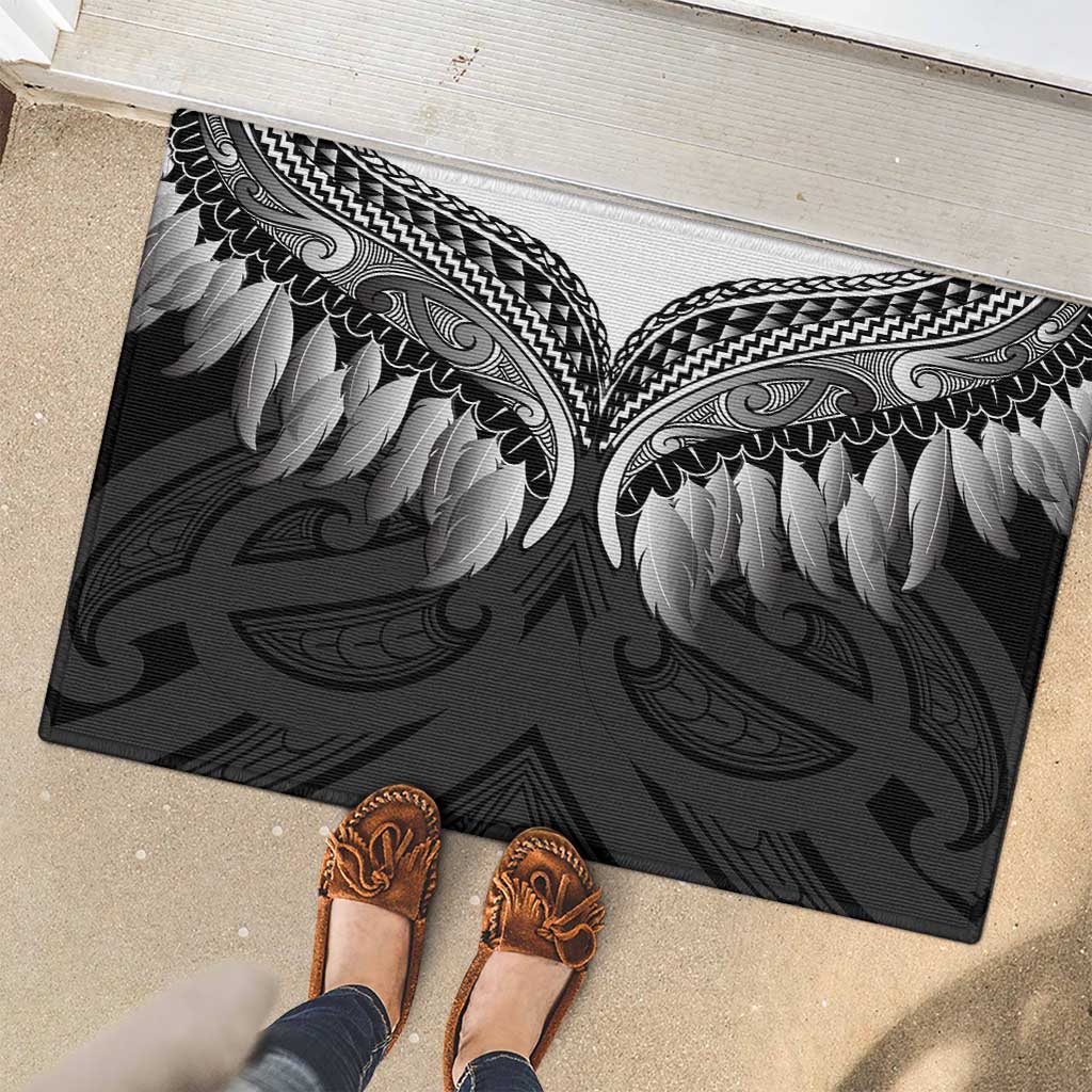 Poutama Korowai New Zealand Rubber Doormat Aotearoa Maori Tattoo - Polynesian Pride