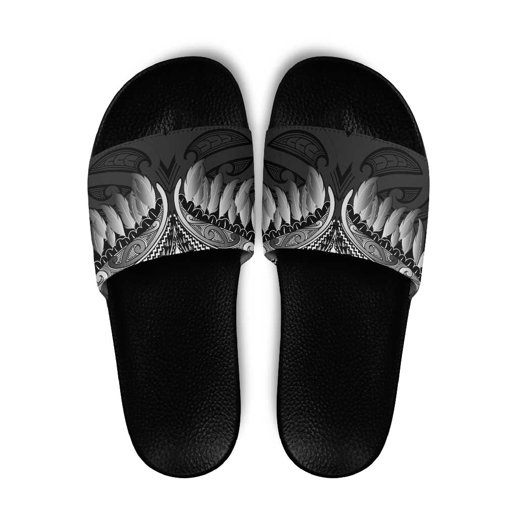 Poutama Korowai New Zealand Slide Sandals Aotearoa Maori Tattoo - Polynesian Pride