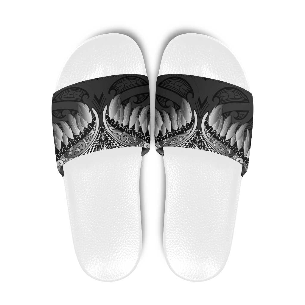 Poutama Korowai New Zealand Slide Sandals Aotearoa Maori Tattoo - Polynesian Pride