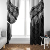 Poutama Korowai New Zealand Window Curtain Aotearoa Maori Tattoo - Polynesian Pride