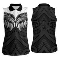Poutama Korowai New Zealand Women Sleeveless Polo Shirt Aotearoa Maori Tattoo - Polynesian Pride