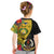 Personalised Vanuatu Torba Day Kid T Shirt Coat Of Arms Mix Tropical Flowers LT14 - Polynesian Pride